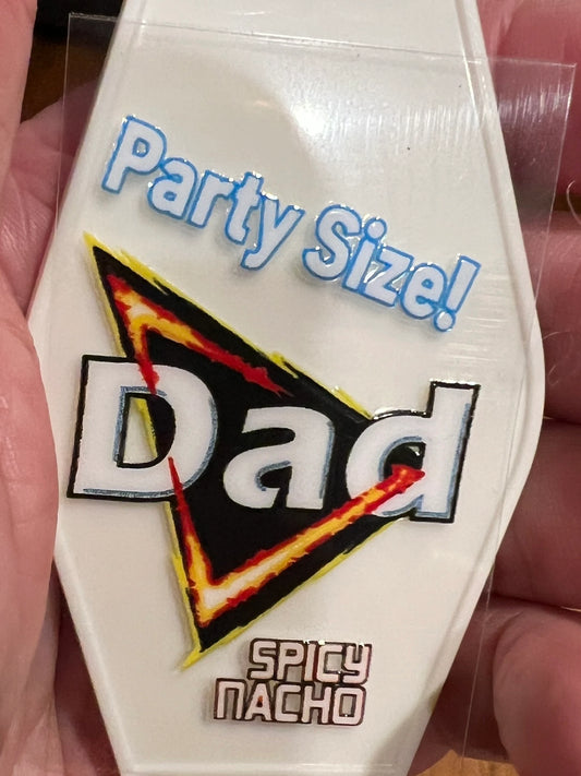 Keychain Cool Dad  DTF Decal