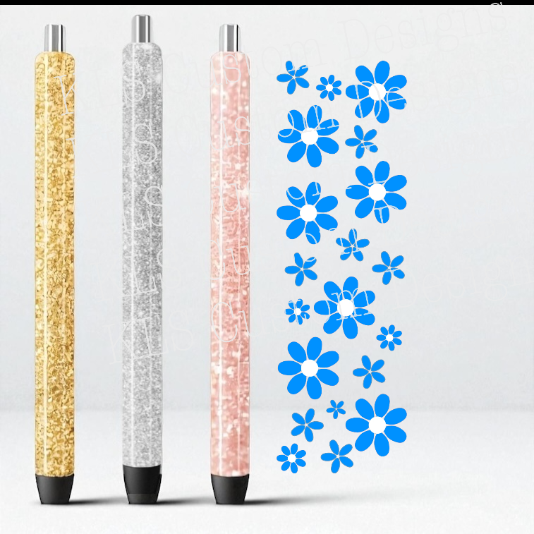 Summer Daisies UV DTF Pen Wrap