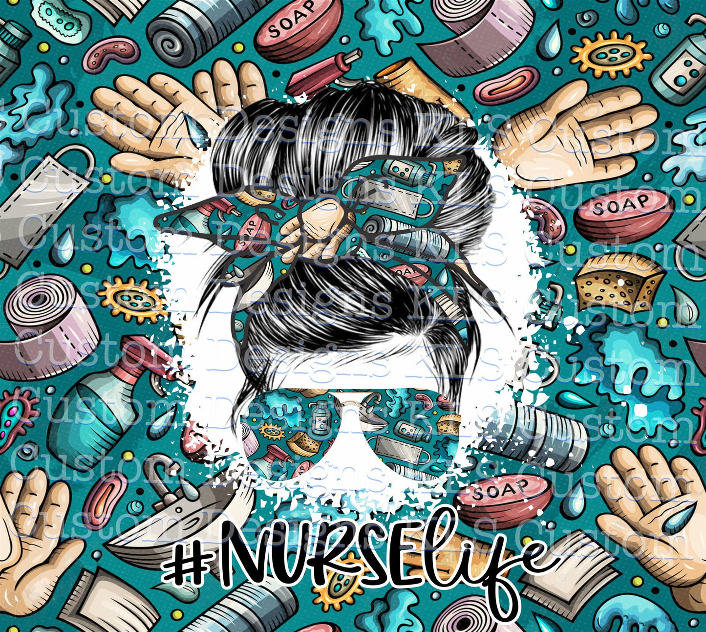 Nurse Life 20 Oz Skinny Permanent Vinyl