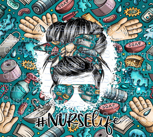 Nurse Life 20 Oz Skinny Permanent Vinyl