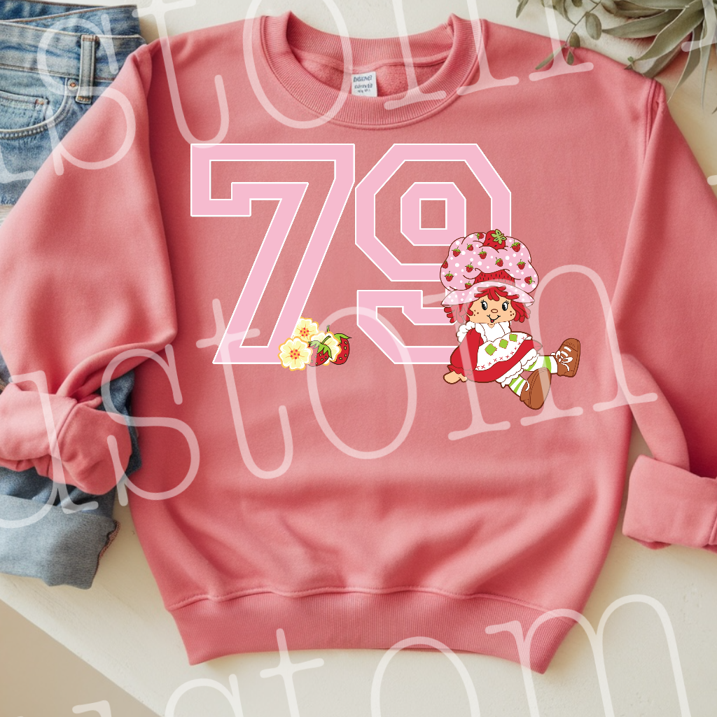 Original Retro Strawberry Ready to Press DTF Print