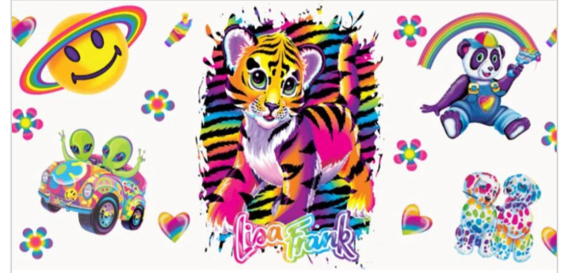 3P 40 oz. Tiger 90’s UV DTF Wrap