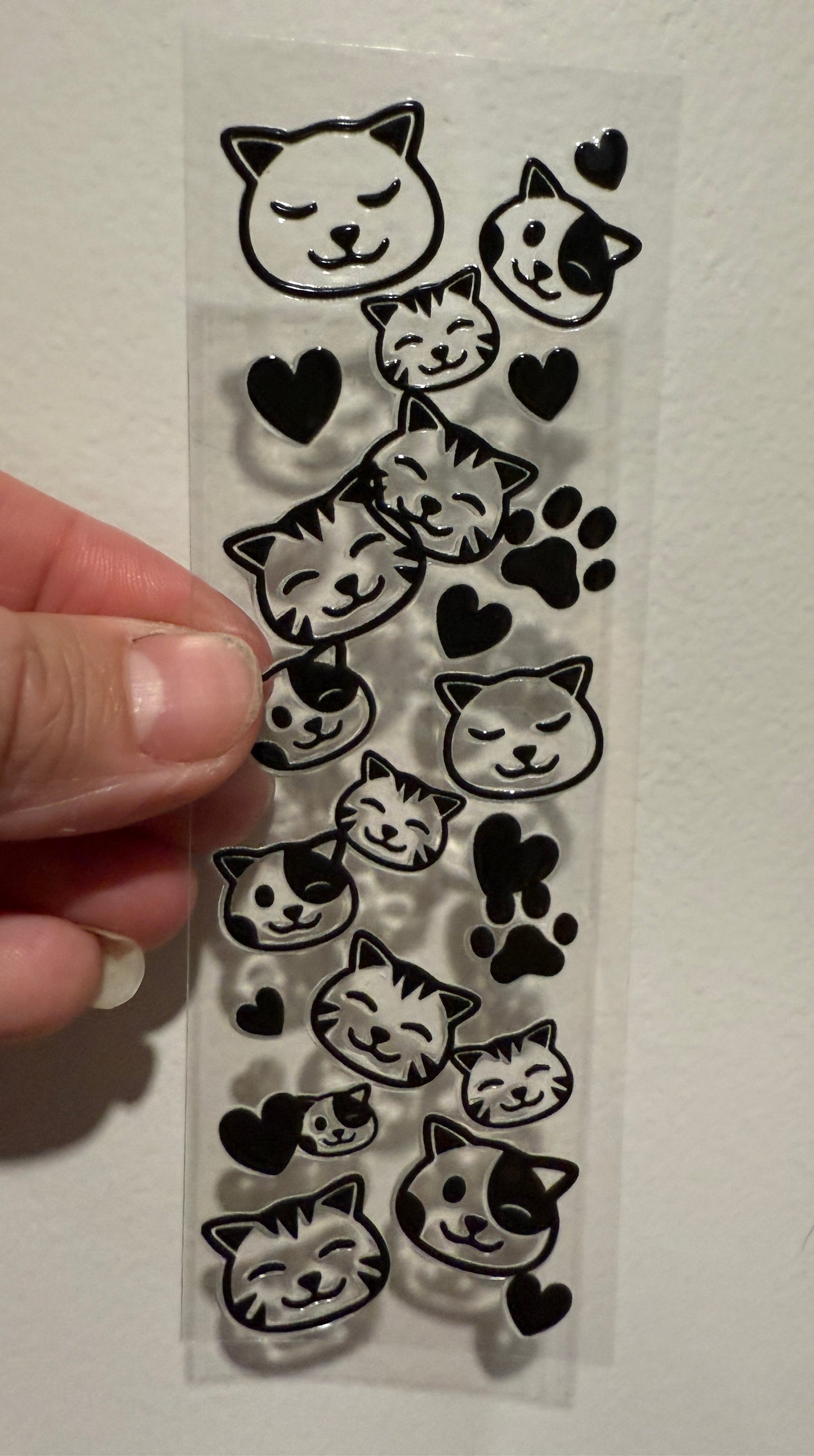 26G Cat Faces UV DTF Pen Wrap