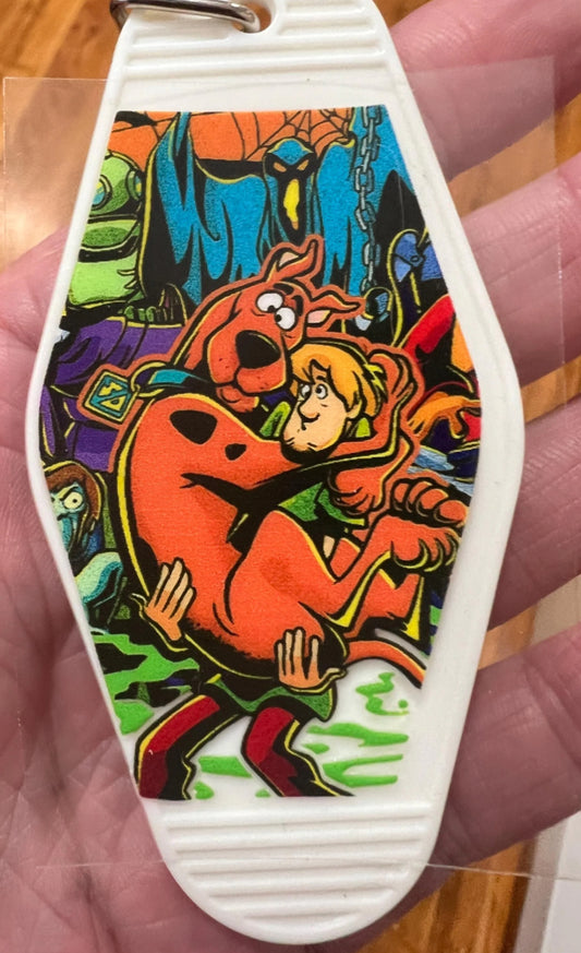 Keychain Dog and Pal UV DTF Decal