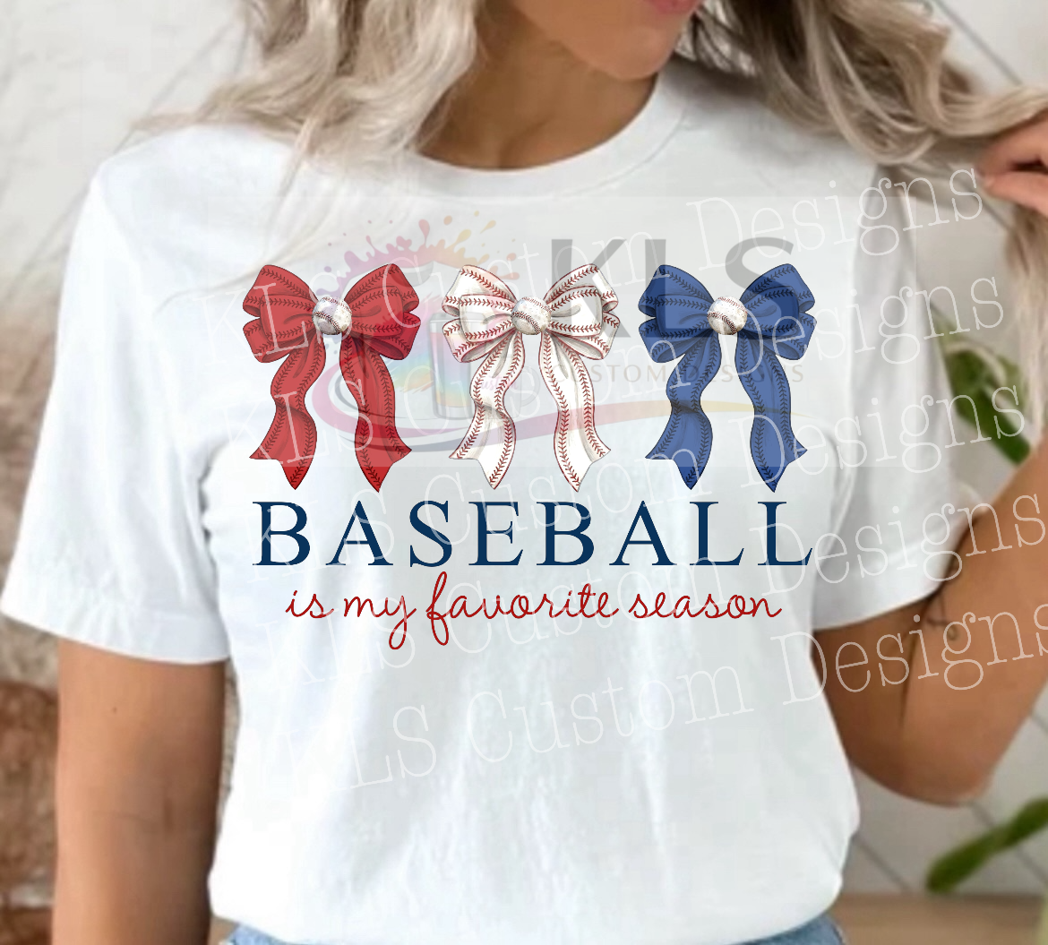 Baseball Is my Favorite Season Ready To Press DTF Print