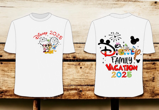 Vacation 2025 With (1) Pocket Ready To Press DTF Print