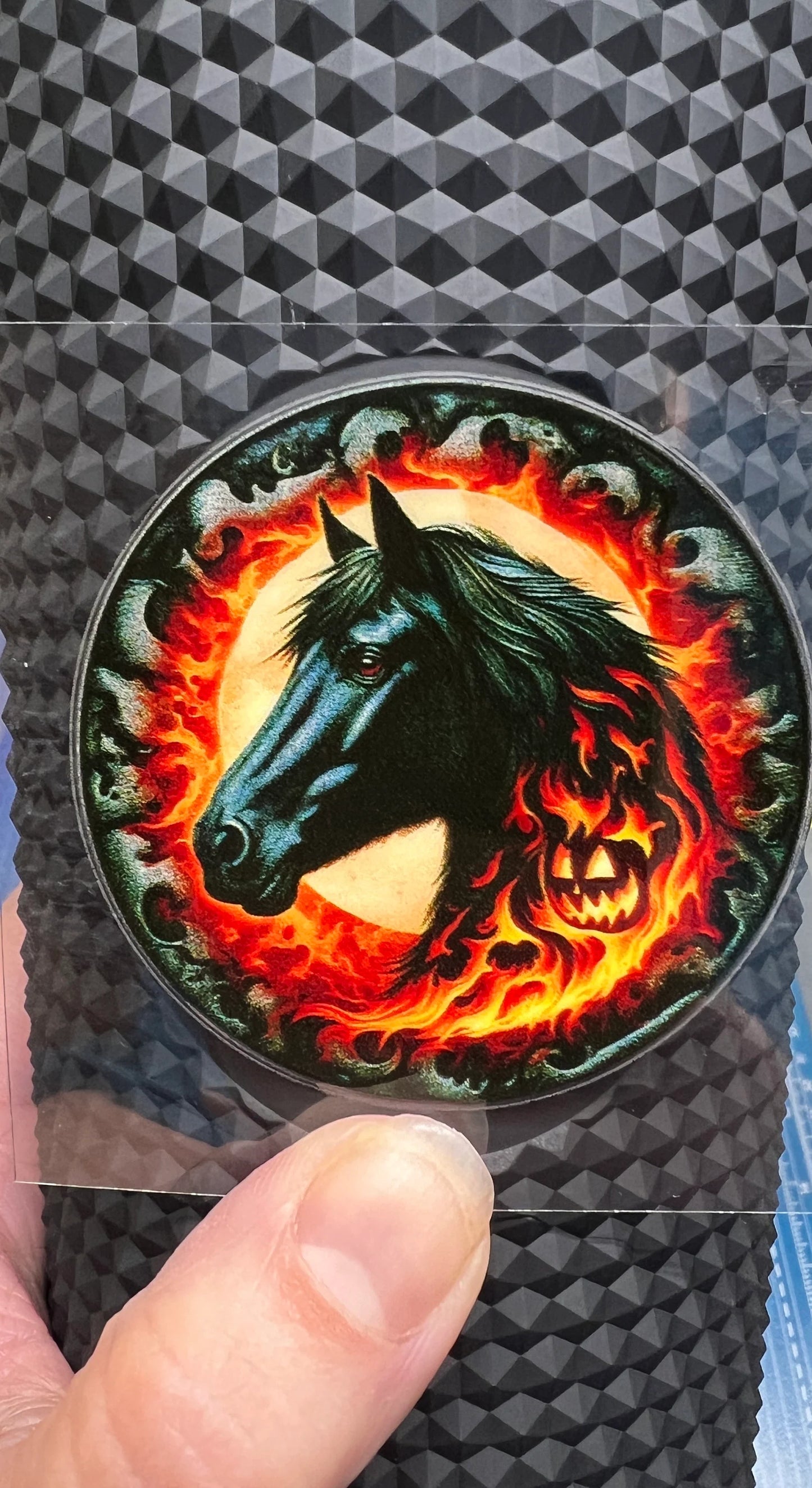 Mini Midnight Horses 2” Tall UV DTF Decal