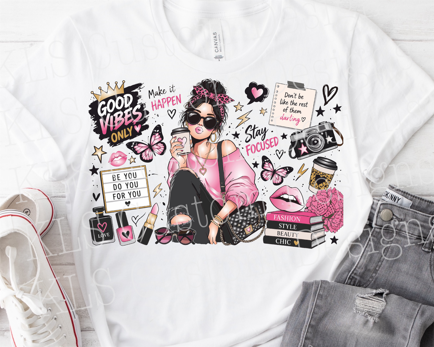 Good Vibes Ready To Press DTF Print