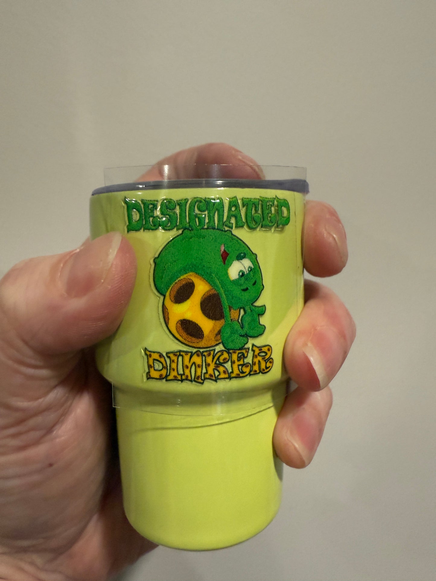 Pickleball Shot Glass UV DTF Decal