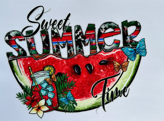 10P Sweet Summertime 4” UV DTF Decal