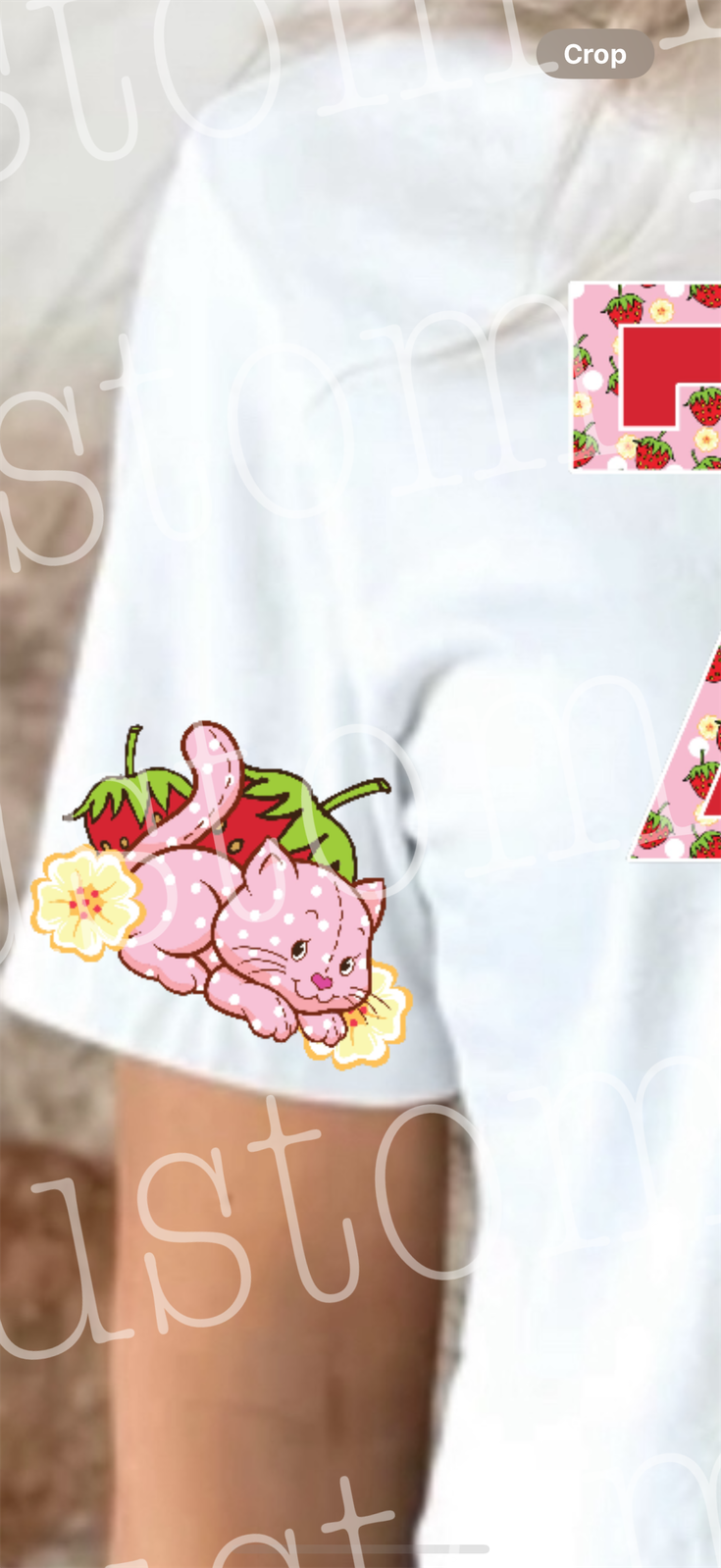 Original Retro Strawberry Ready to Press DTF Print