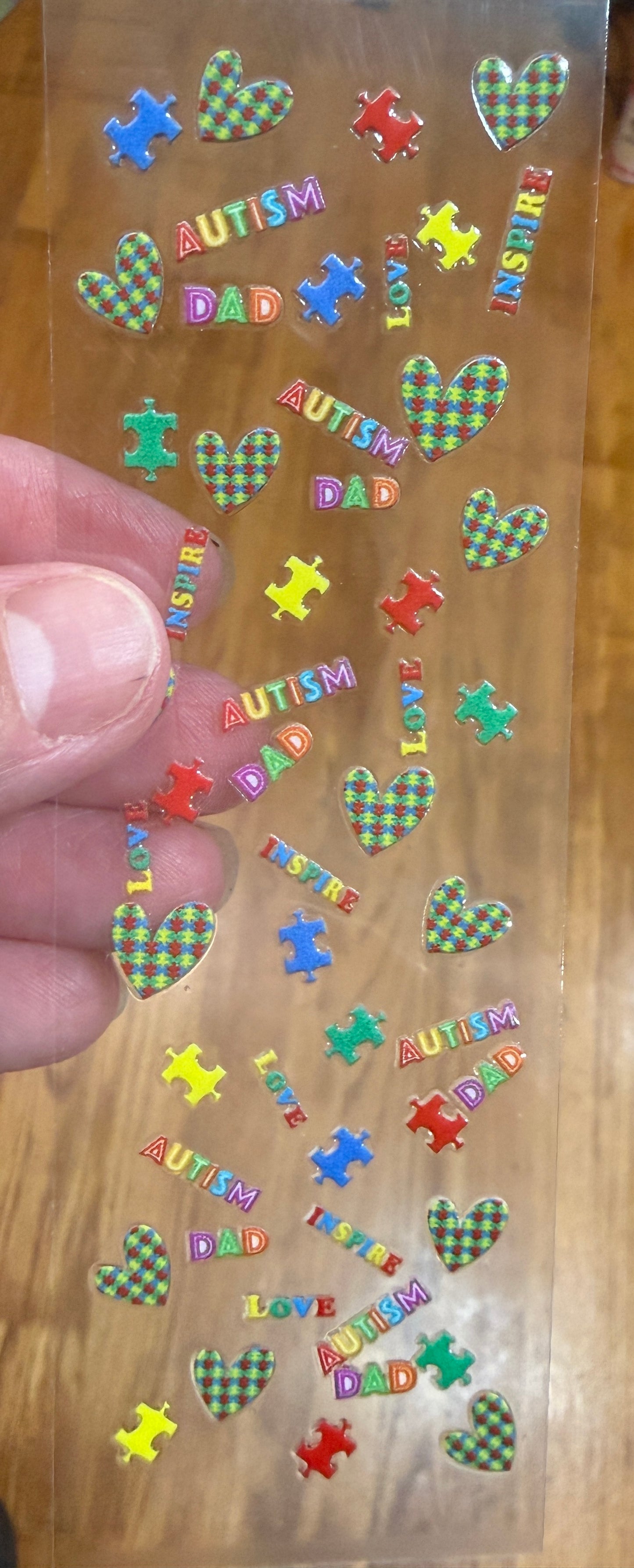 Autism UV DTF Pen Wrap