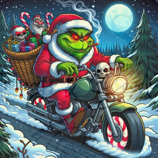 Bag Full Of Presents Motorcycle 20 Oz Skinny Permanent Vinyl