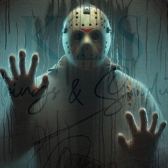 Horror Movie Rainy Window 20 Oz Skinny Permanent Vinyl