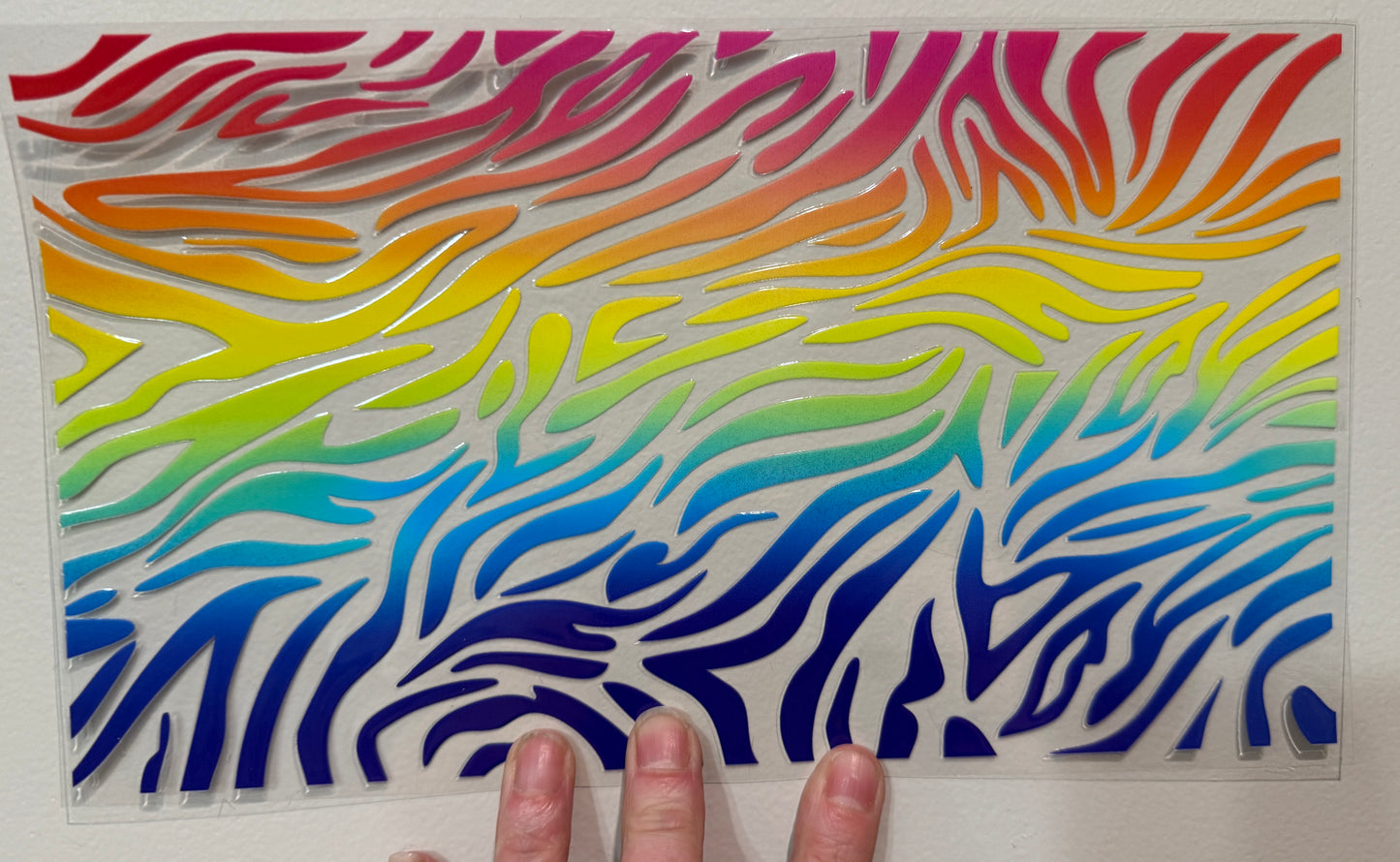 1Y Zebra Stripes (Trio Size) UV DTF Wrap