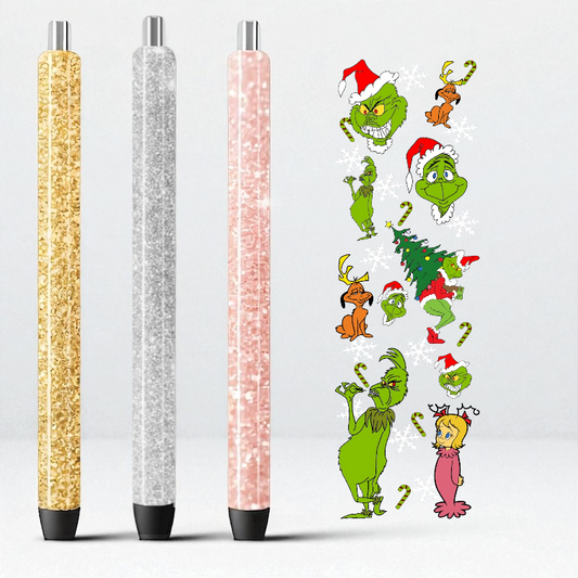 Christmas Grouch UV DTF Pen Wrap