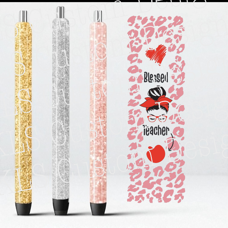 16R Teacher UV DTF Pen Wrap