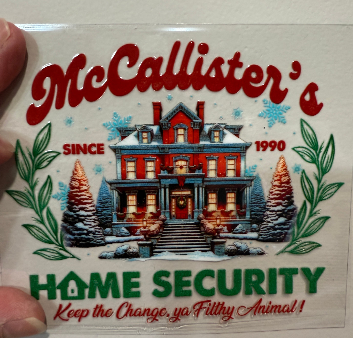 21 Home Security 4” Tall Decal