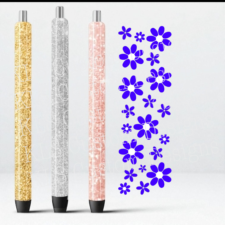 Summer Daisies UV DTF Pen Wrap