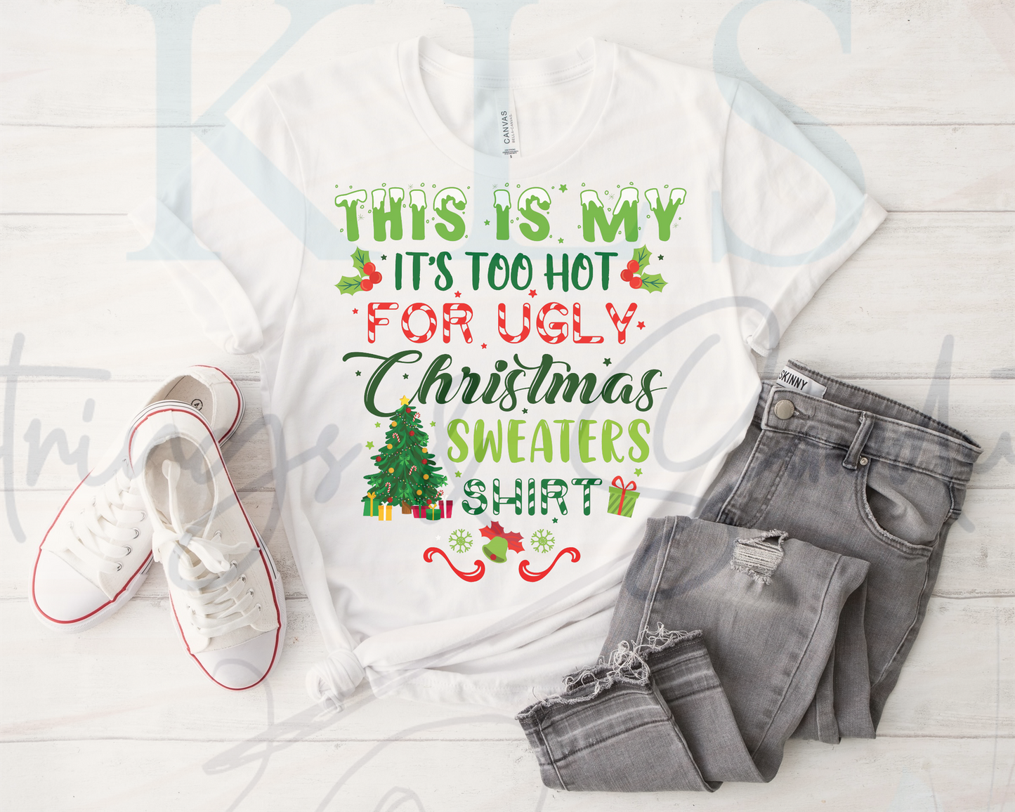 Ugly Christmas Sweater Christmas Ready To Press DTF Print