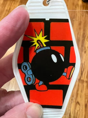 Keychain Bomb Video Game UV DTF Decal