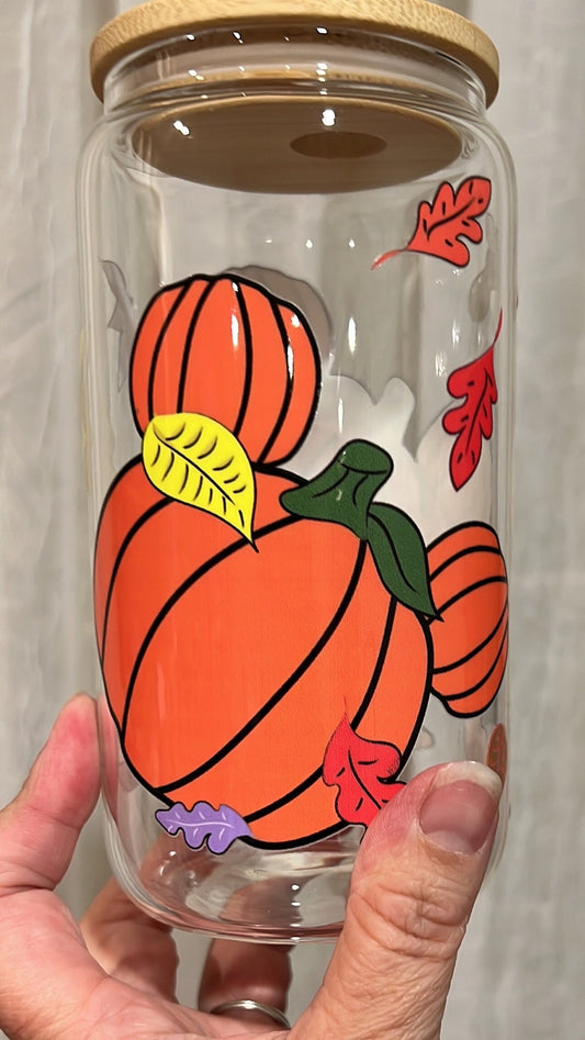 Y2 Fall Mouse Pumpkins UV DTF Wrap