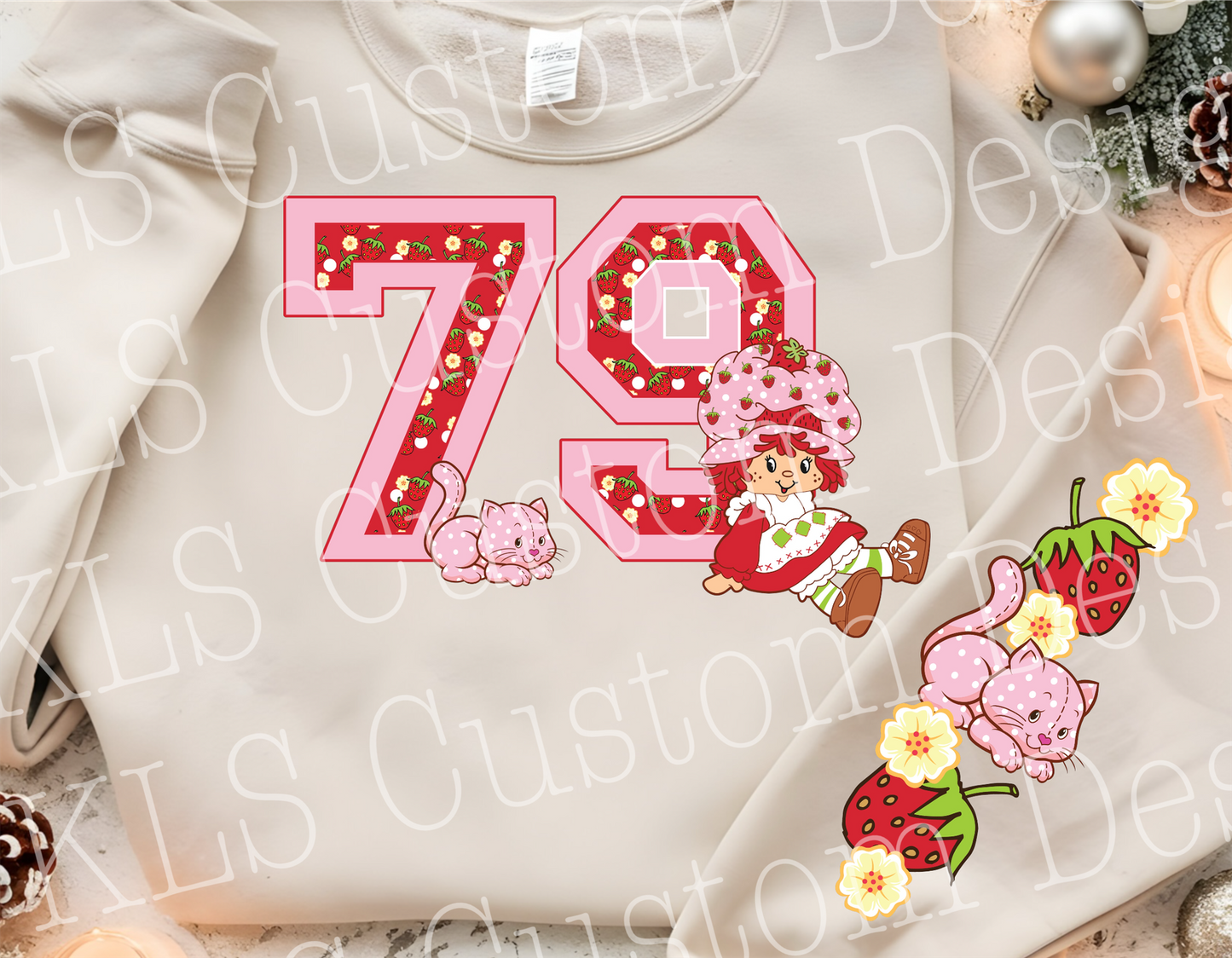 Original Retro Strawberry Ready to Press DTF Print