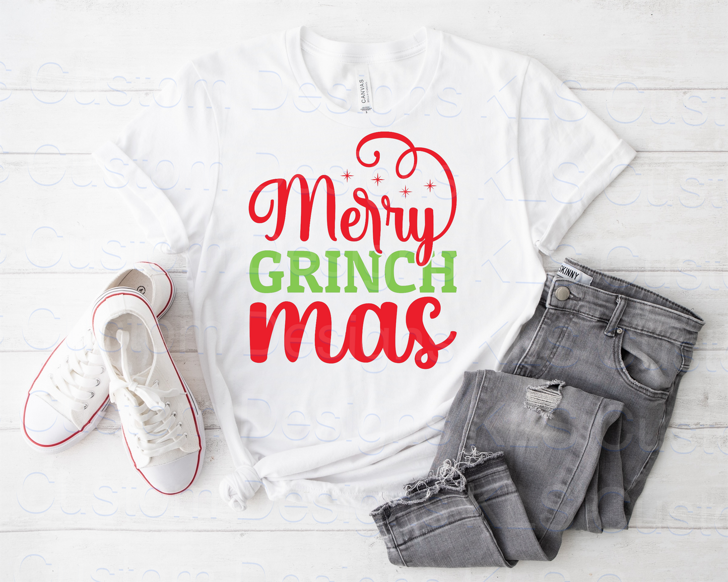 Merry Christmas Grouch Ready To Press DTF Print