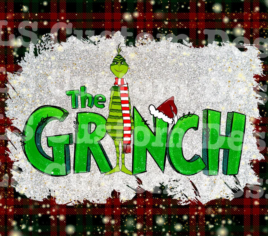 Buffalo Plaid Christmas 20 Oz Skinny Permanent Vinyl