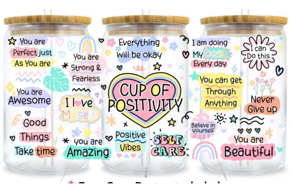 P5 Cup Of Positivity UV DTF Wrap