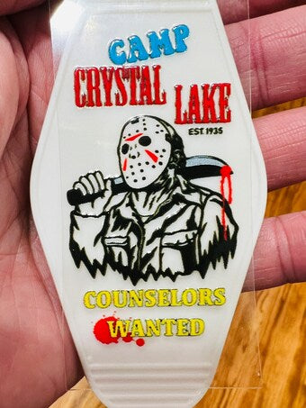 Keychain Counselors Wanted Camp UV DTF Decal