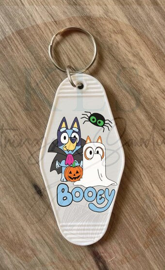 Keychain Halloween Dogs UV DTF Decal