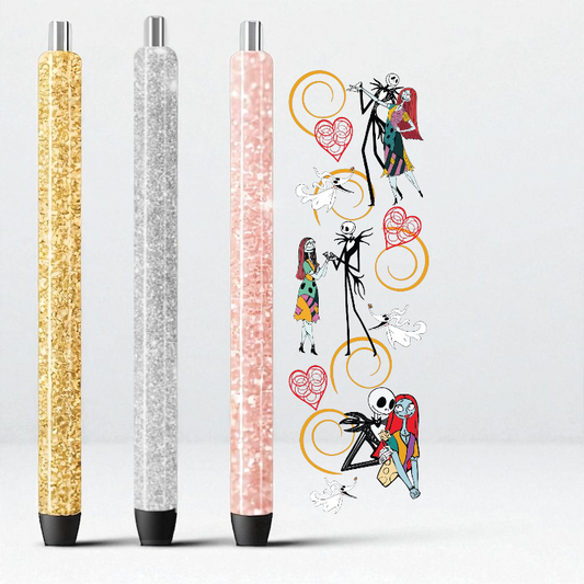 Skeleton Love UV DTF Pen Wrap