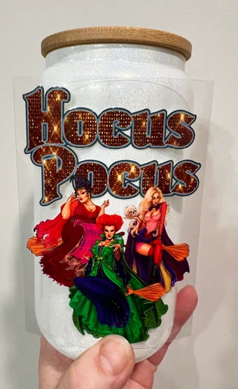 5P Glitzy Hocus Pocus 4” Tall UV DTF Decal