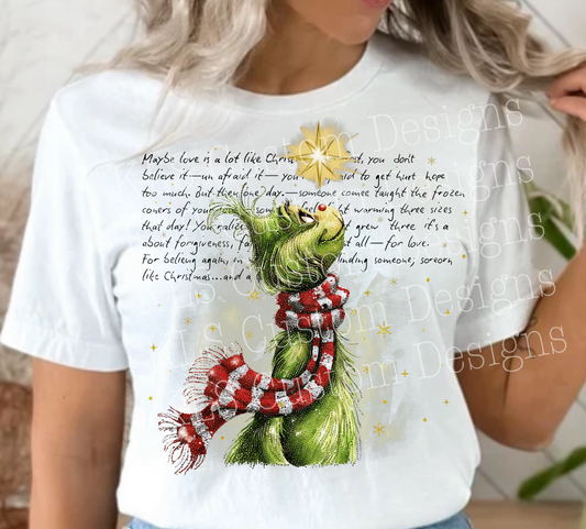 Love Is Like Christmas Ready To Press DTF Print