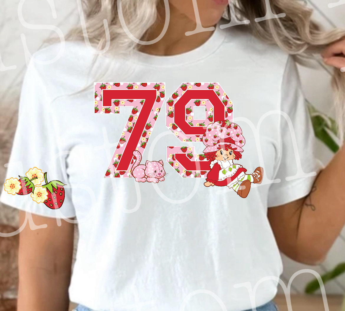 Original Retro Strawberry Ready to Press DTF Print