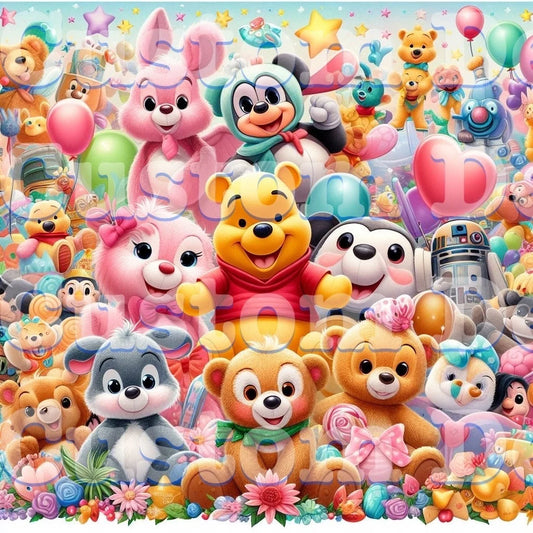 Suffed Teddy Bears 20 Oz Skinny Permanent Vinyl