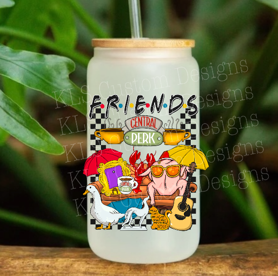 18P Trendy Friends 4” UV DTF Decal