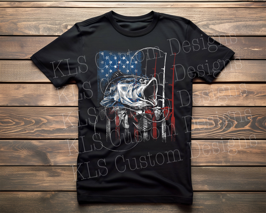 American Fishing (WTF) DTF Ready To Press