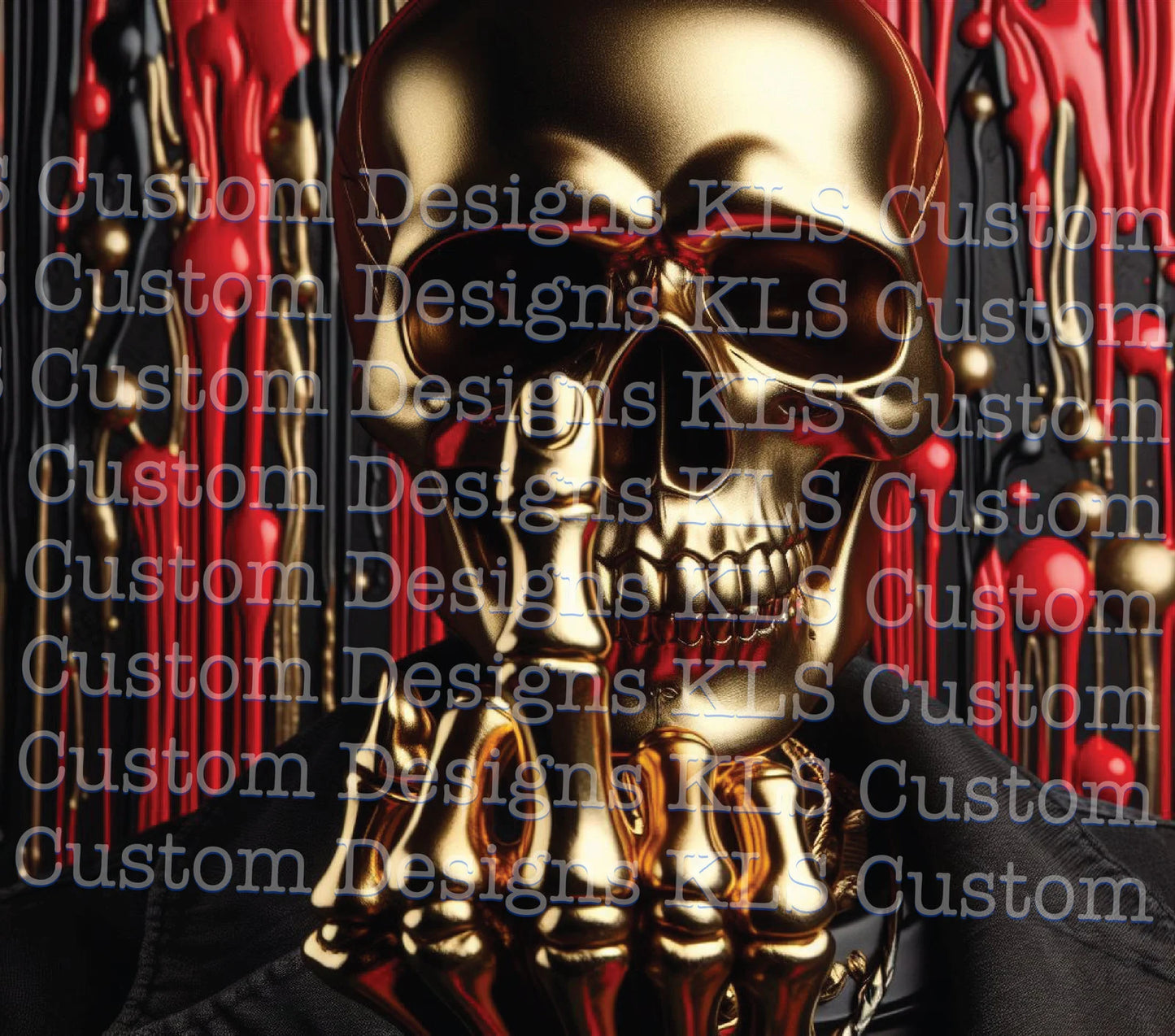 F Off Goldie 20 Oz Skinny Permanent Vinyl