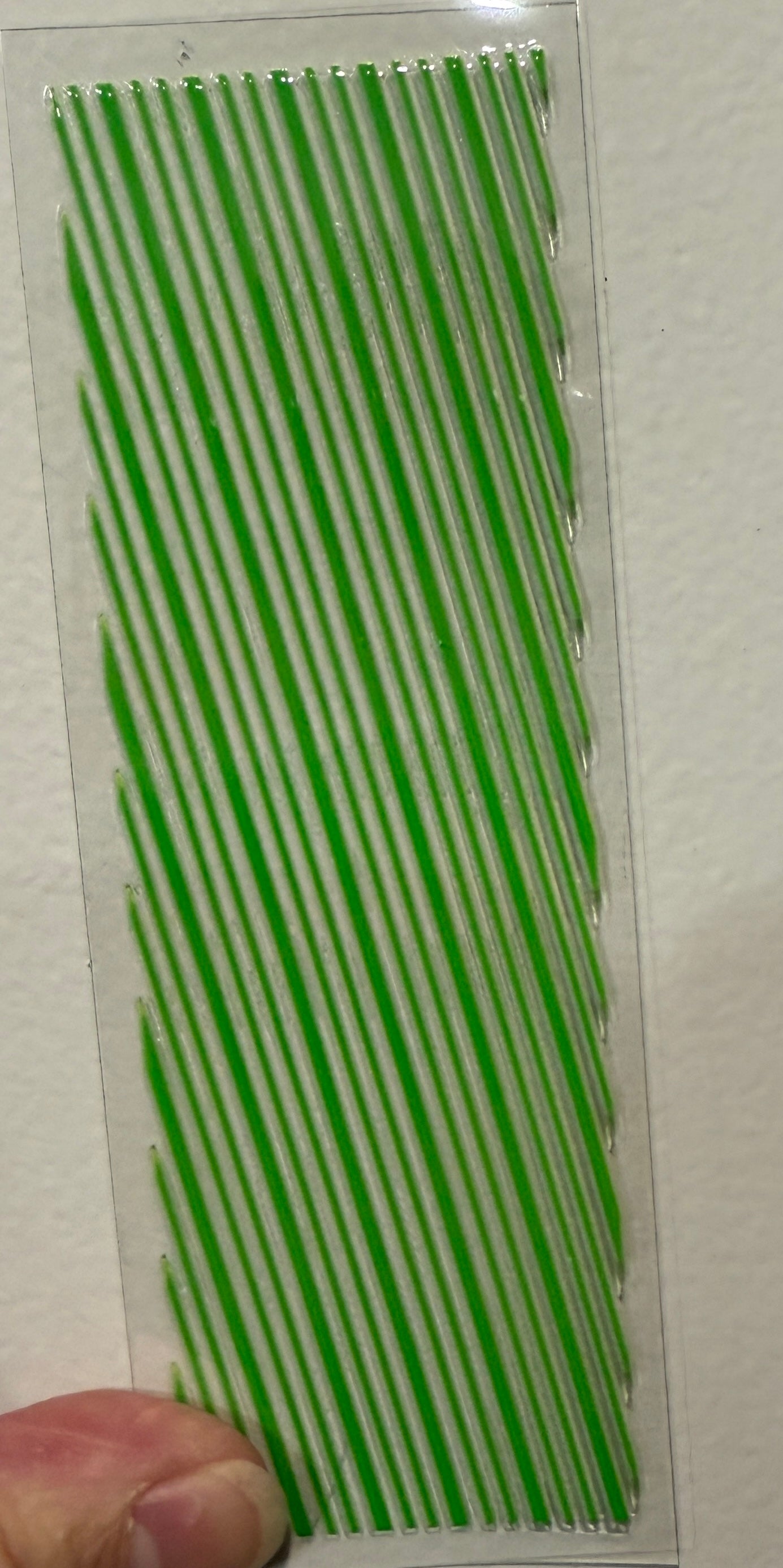 16P Peppermint Stripes UV DTF Pen Wrap