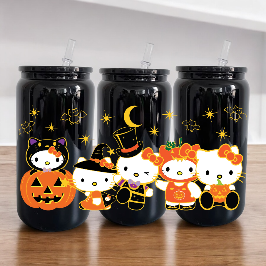 P7 Halloween Kitty UV DTF Wrap