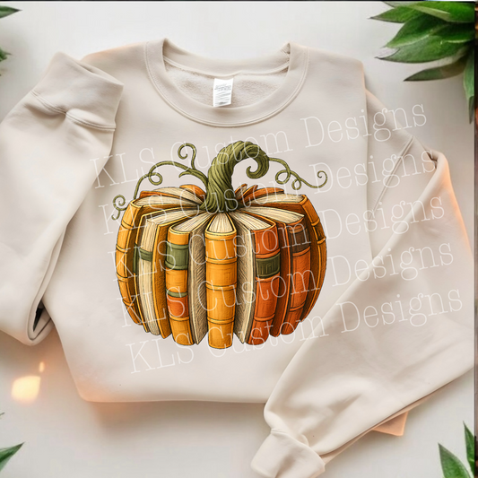 Pumpkin Book Club Ready To Press DTF Print