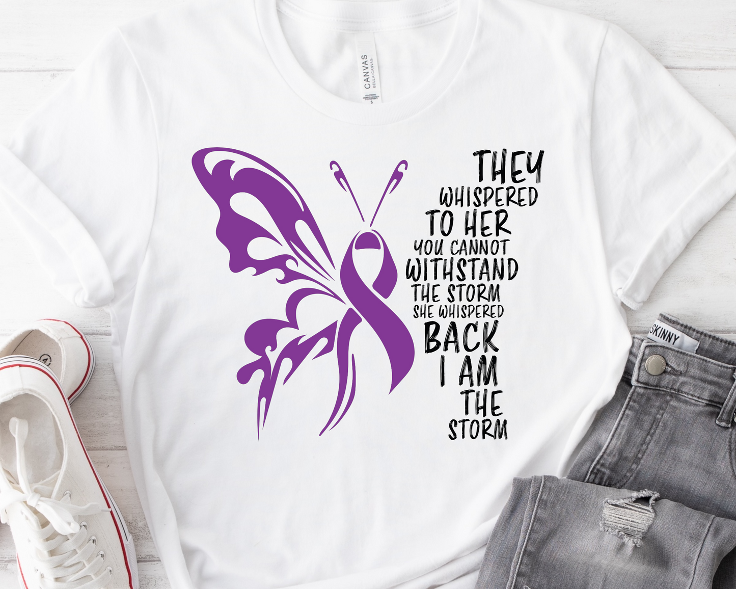 I Am The Storm Ready to Press DTF Print