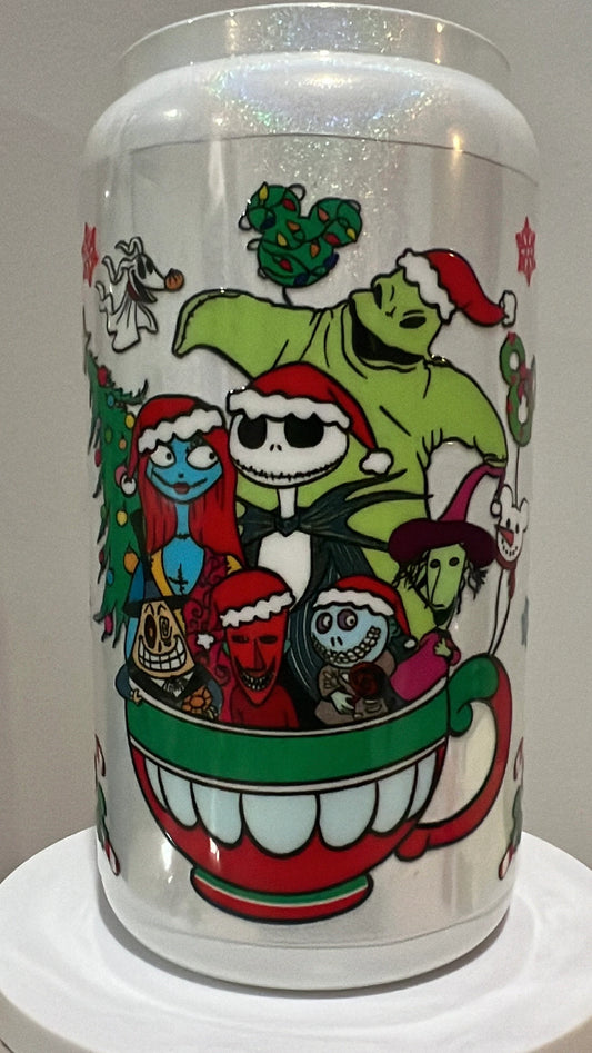 2B Christmas Skeleton And Friends UV DTF Wrap