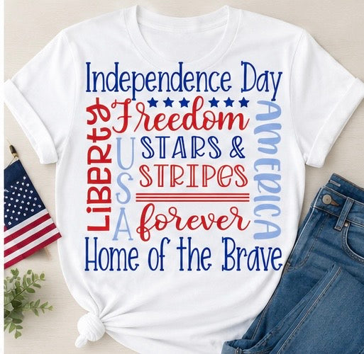 Independence Day Ready To Press DTF Print