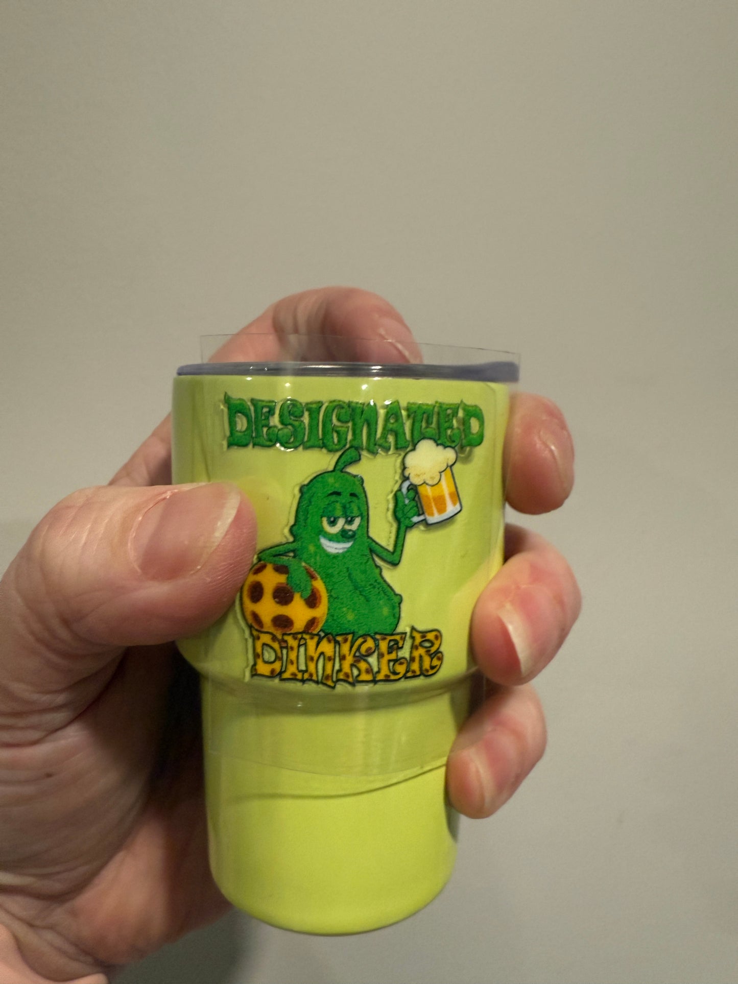 Pickleball Shot Glass UV DTF Decal