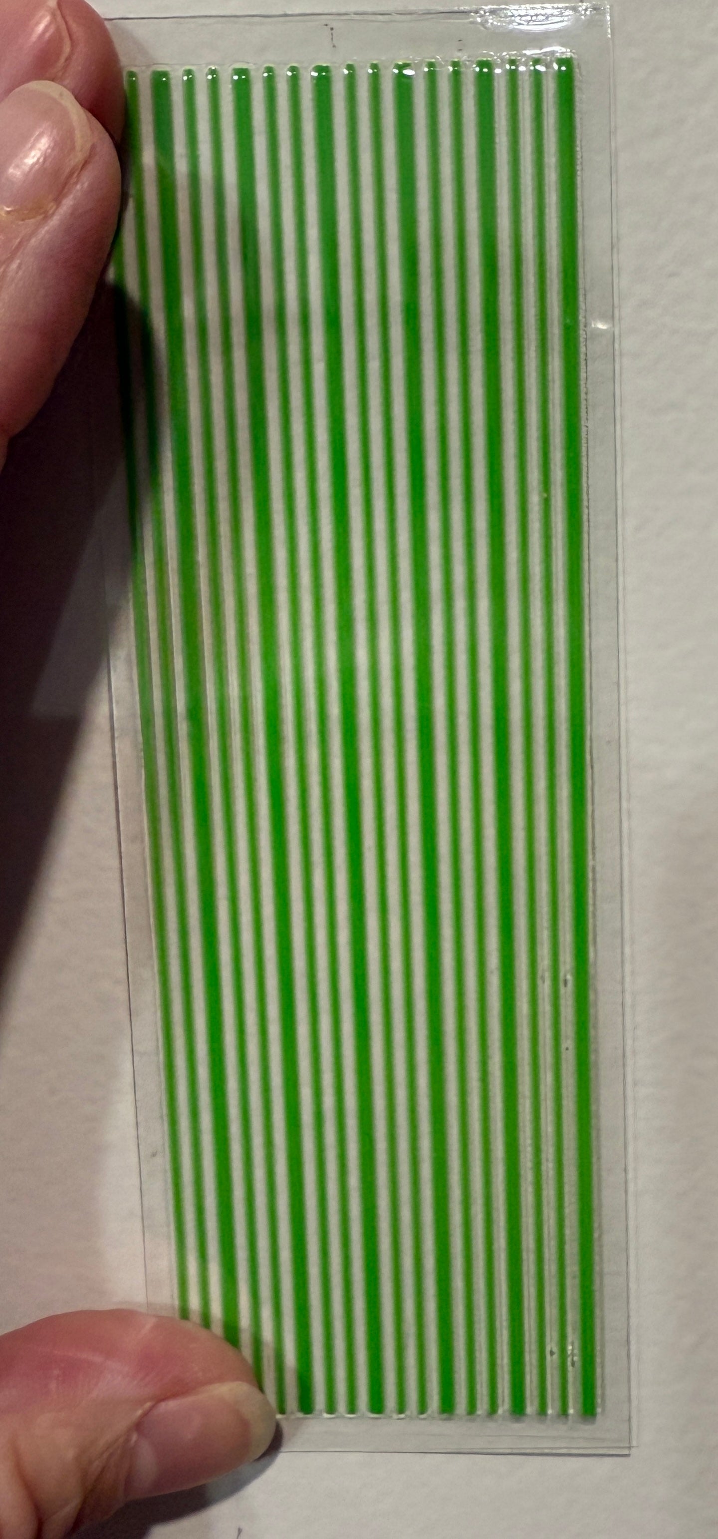 16P Peppermint Stripes UV DTF Pen Wrap