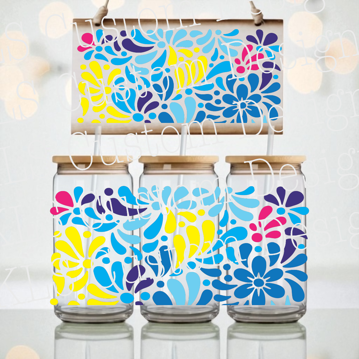 R3 Talavera libbey UV DTF Wrap