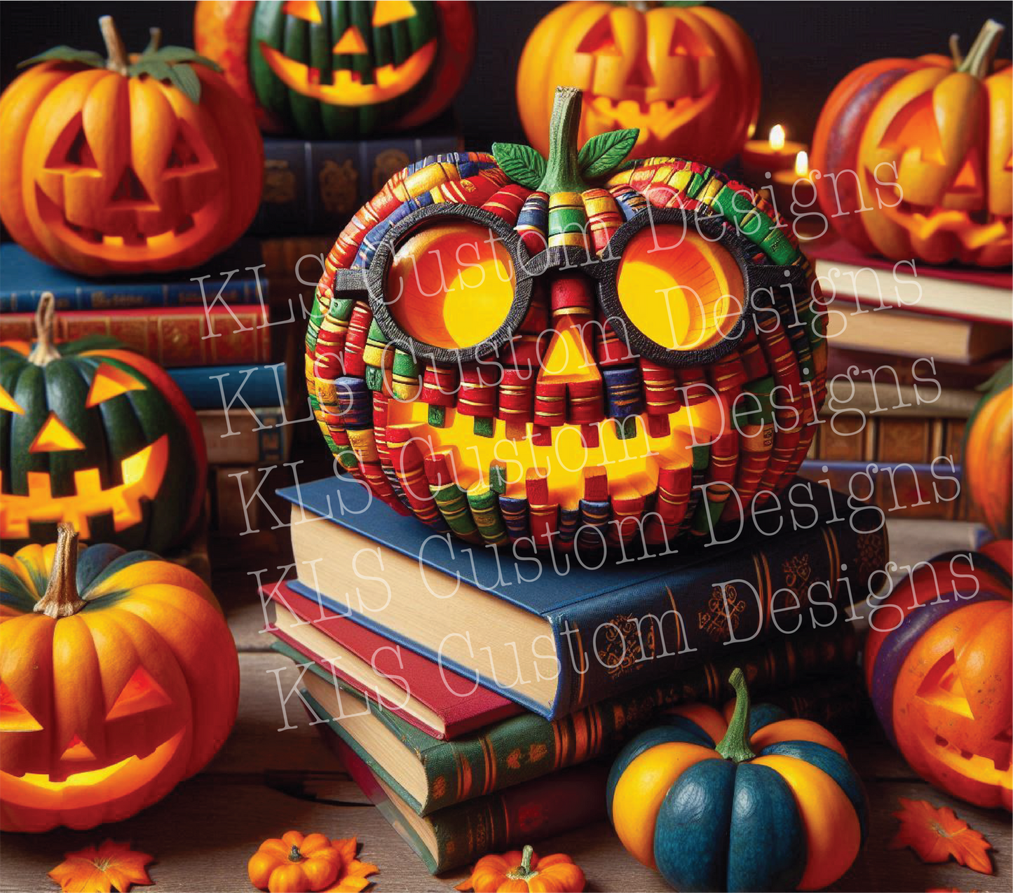 Wizard Pumpkin 20 Oz Skinny Permanent Vinyl